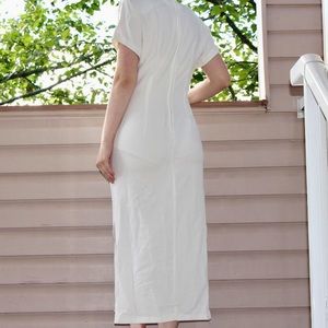 60s Collared Dress with shoulder pads